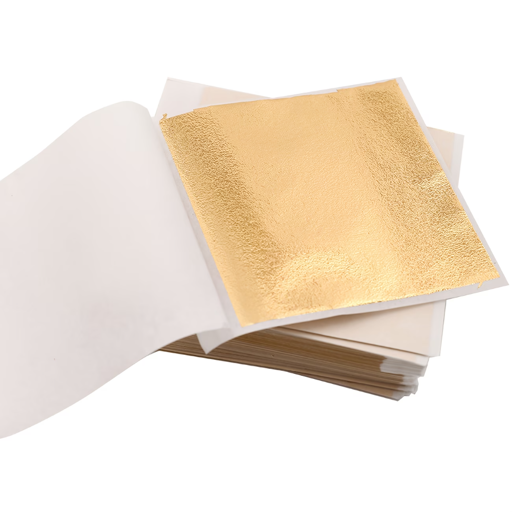 Laminas de oro y plata para decorar platillos