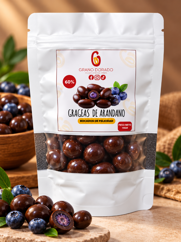 GRAGEAS DE ARANDANO