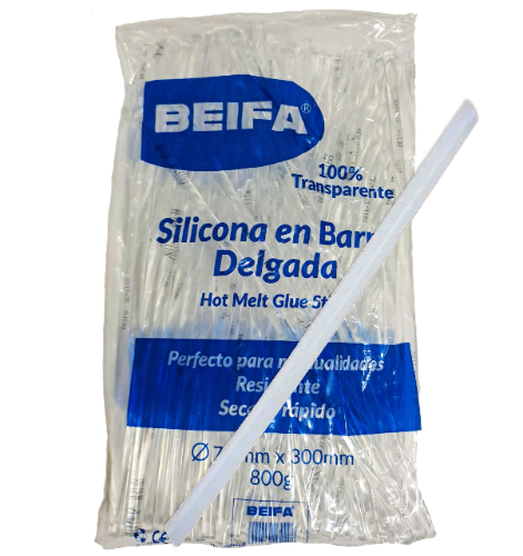 Silicona en barra delgada