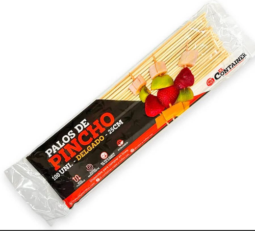 Palos de Pinchos Delgado 30Cm