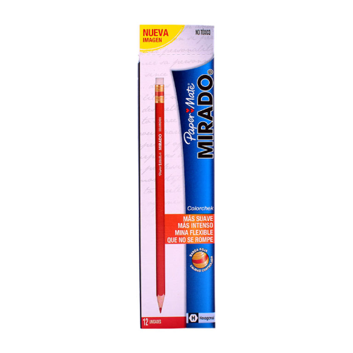 Lápiz Rojo Mirado Paper Mate