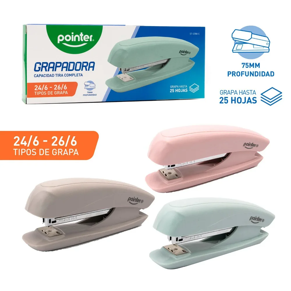 Grapadora Pointer 25 hojas