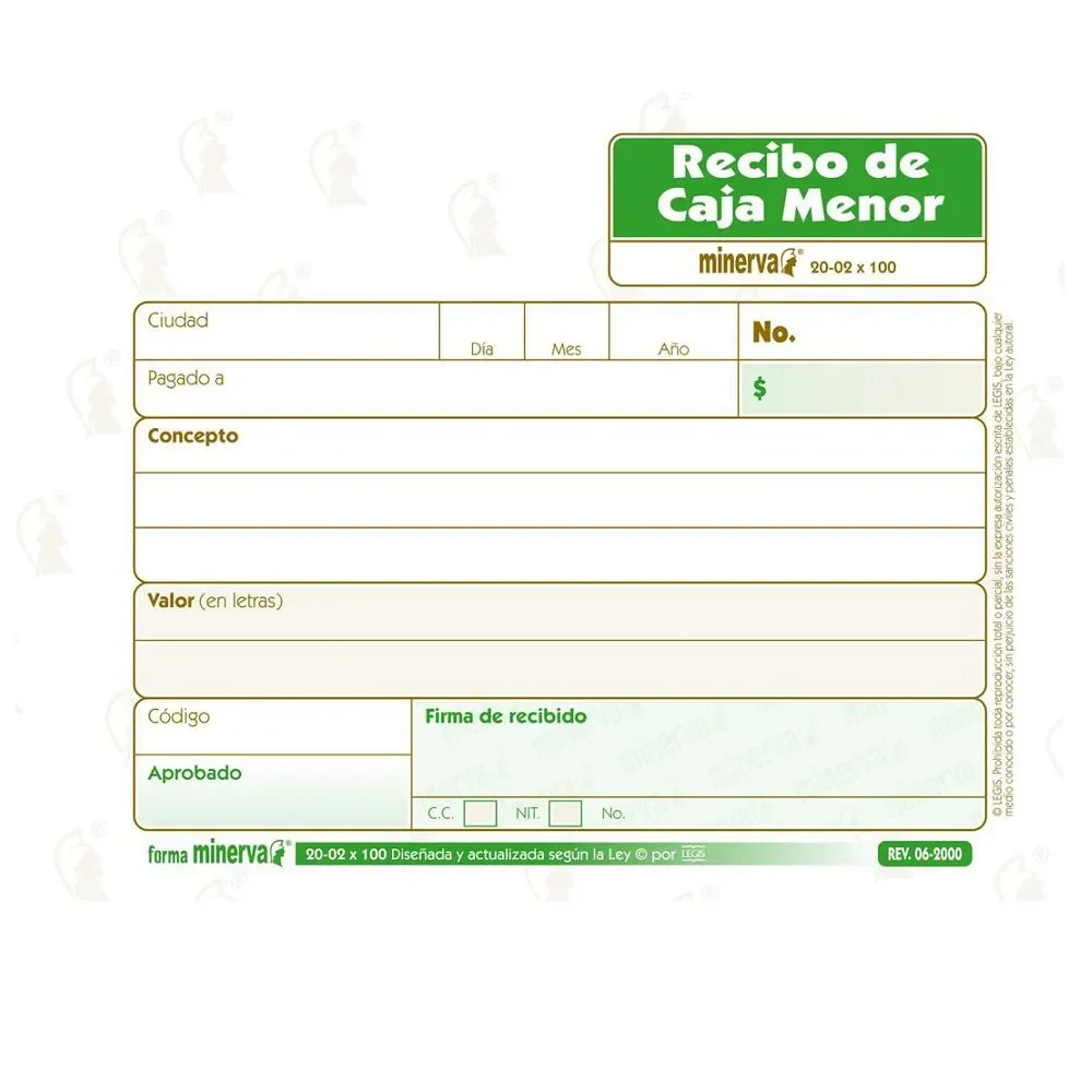 Recibo de Caja Menor