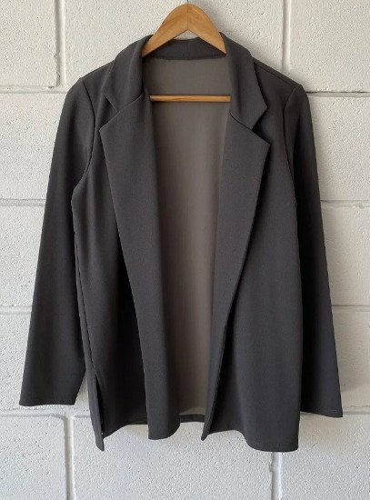 BLAZER LARGO CREP SASTRE