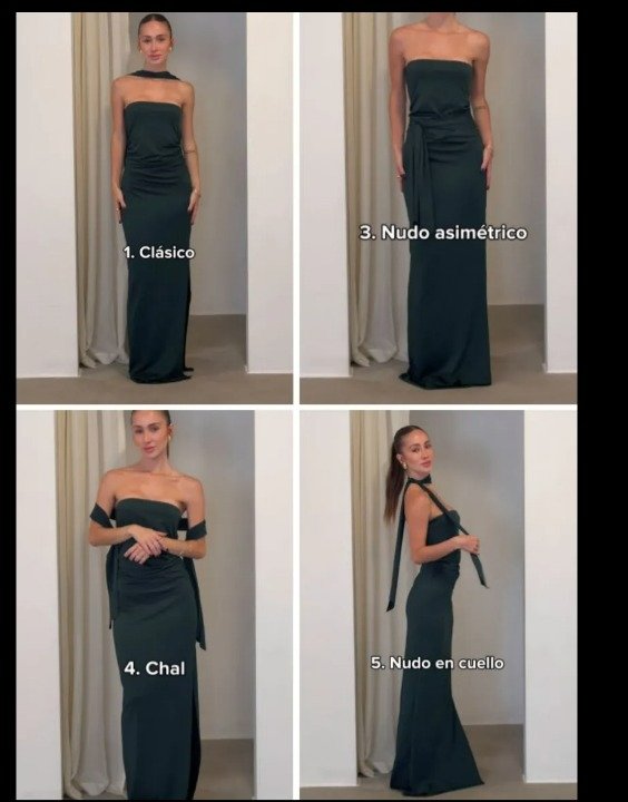 VESTIDO MICROFIBRA STRAPLES C-FRUNCE