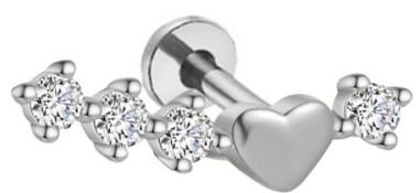 76# Corazon cuatro diamantes