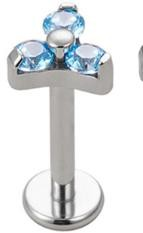 53# Tres diamantes azul