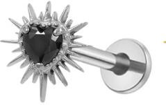 114# corazon diamante negro puas