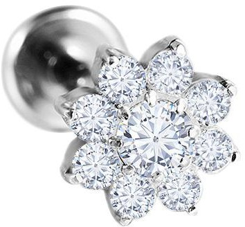 42# Flor de diamantes