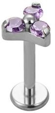 54# Tres diamantes morado