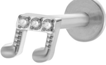 40# Nota musical 1.2*8mm