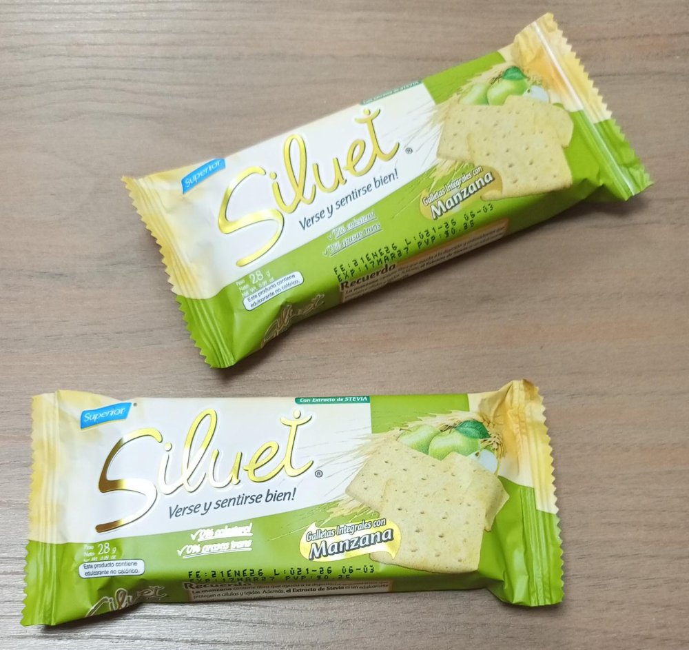 Galletas Integrales con manzana SILUET