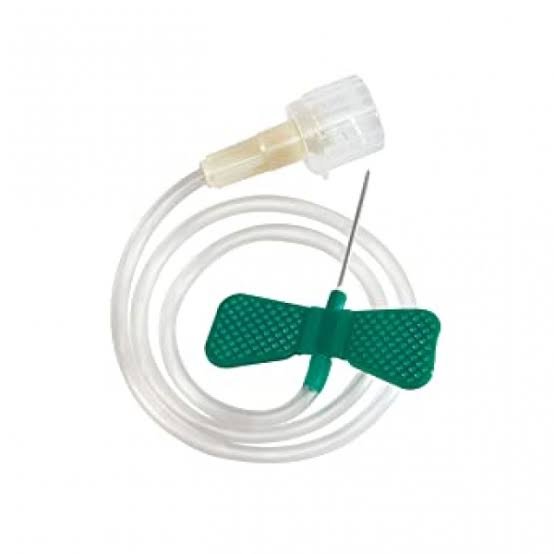 Aguja Tipo Mariposa - Calibre 21G / Verde