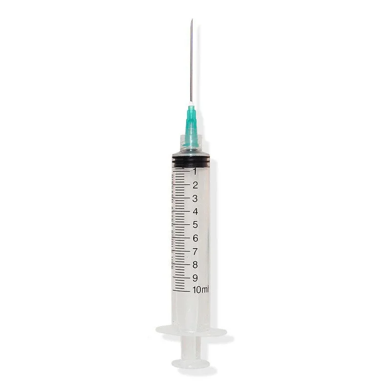 Jeringa Desechable de 10 ml con Aguja