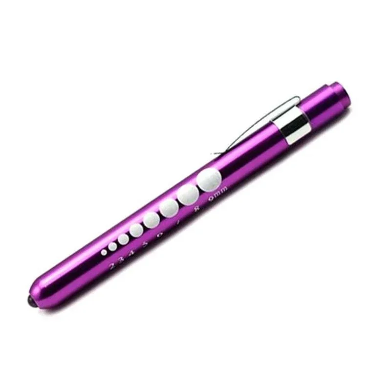 Linterna Médica LED de Bolsillo con Escala Medidora Pupilar