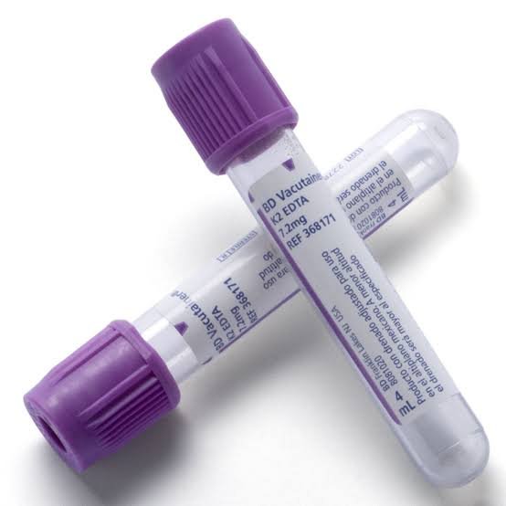 Tubo BD Vacutainer con K2 EDTA para Hematología - Tapón Morado / Lilia (4 ml)