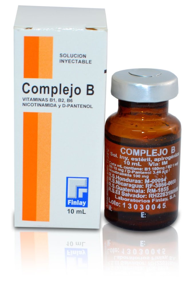 Complejo B Inyectable (Frasco Ampolla de 10 mL)