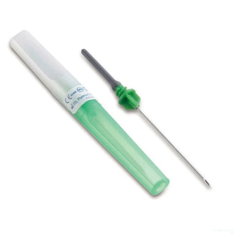 Aguja para Extracción de Sangre al Vacío - Verde 21G