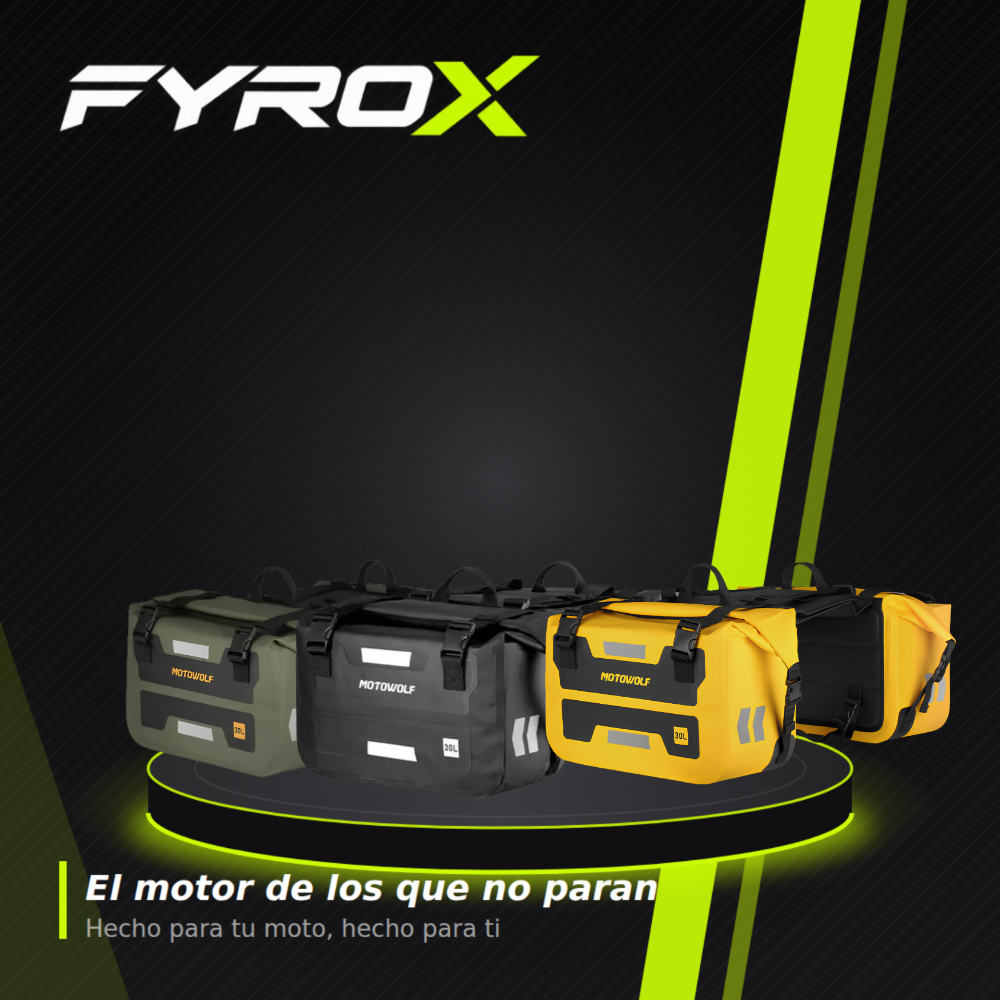 Alforjas traseras Motowolf