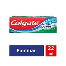 Crema Dental Colgate Triple Acción Tubo x 22 ml