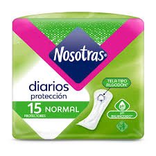 Protectores Nosotras Diarios Paquete x 15 Unds