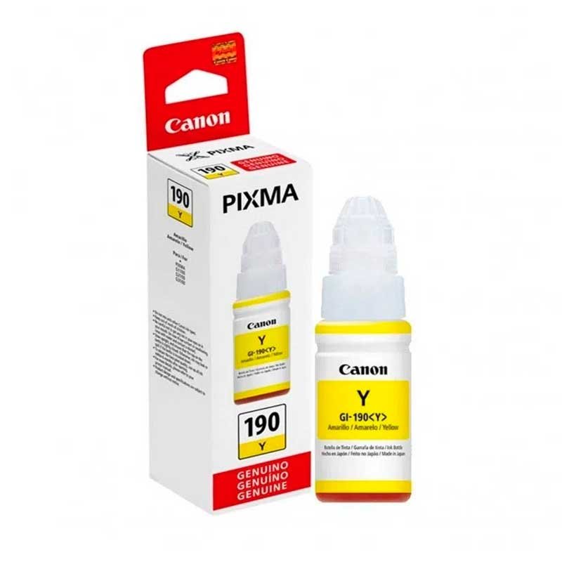 TINTA CANON 190 AMARILLO