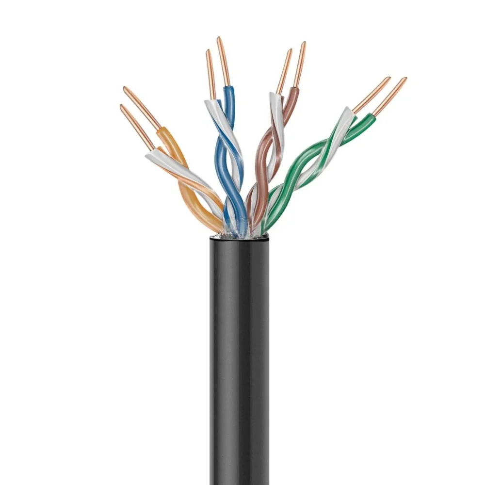 CABLE UTP CAT 6 EXTERIOR PURO COBRE CADA METRO