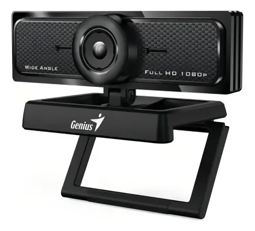 CAMARA WEB FULL HD 1080P ANGULO 120 NEGRA GENIUS F100V2