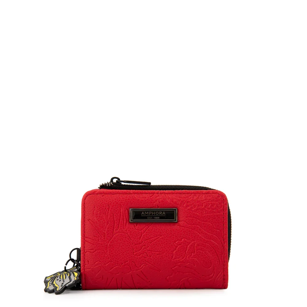 billetera voyage rojo