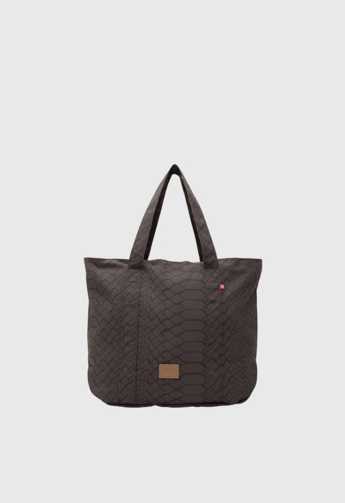 Tote capri gris tela