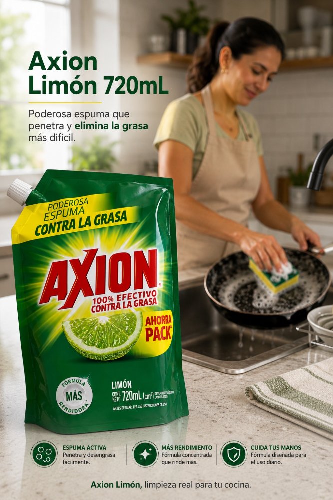 AXION LIQUIDO LIMON 720ML
