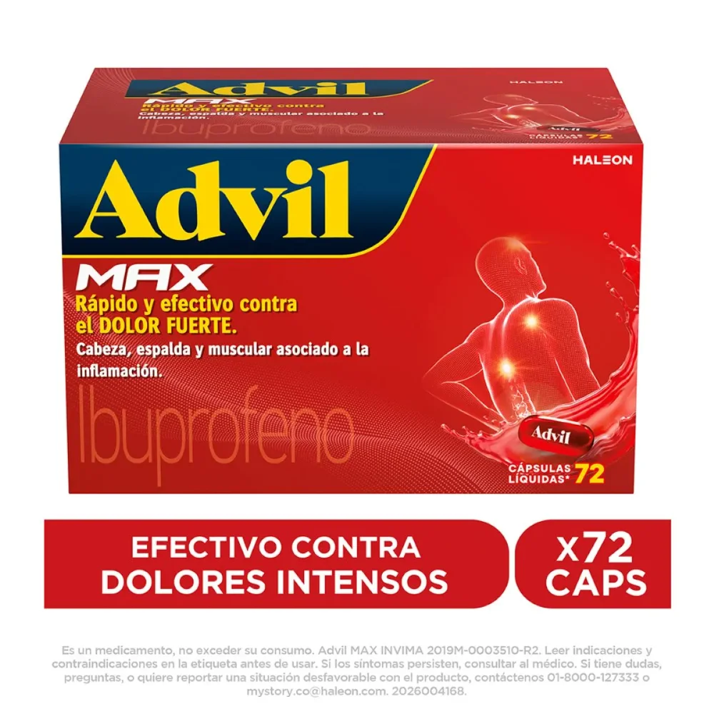 ADVIL MAX X72 x18sobres