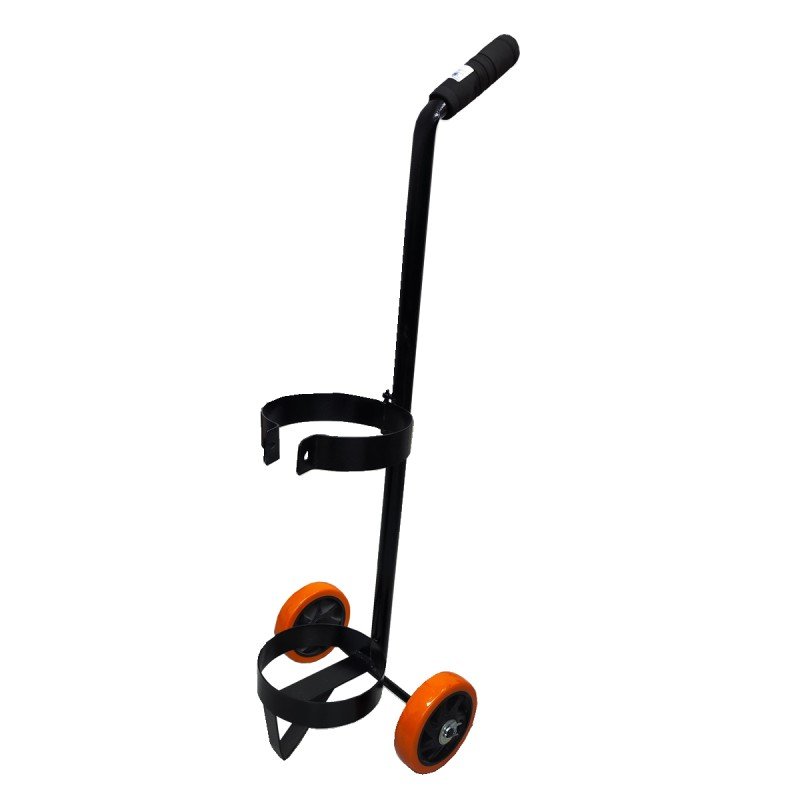 Soporte para extintor CO2 tipo carretilla 5lb