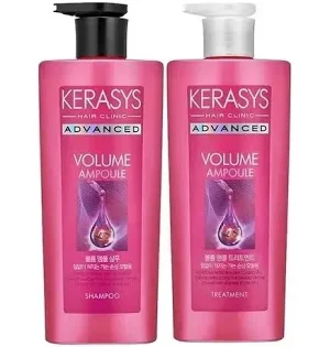 kit Kerasys Advance Ampoule Volume Shampoo/Condicionador 600ml