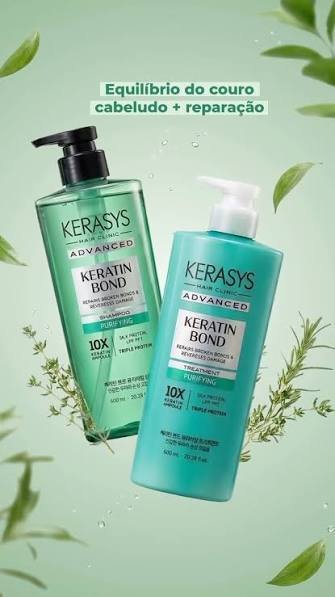 kit Kerasys Advanced Keratin shampo/ tratamento 600 mL