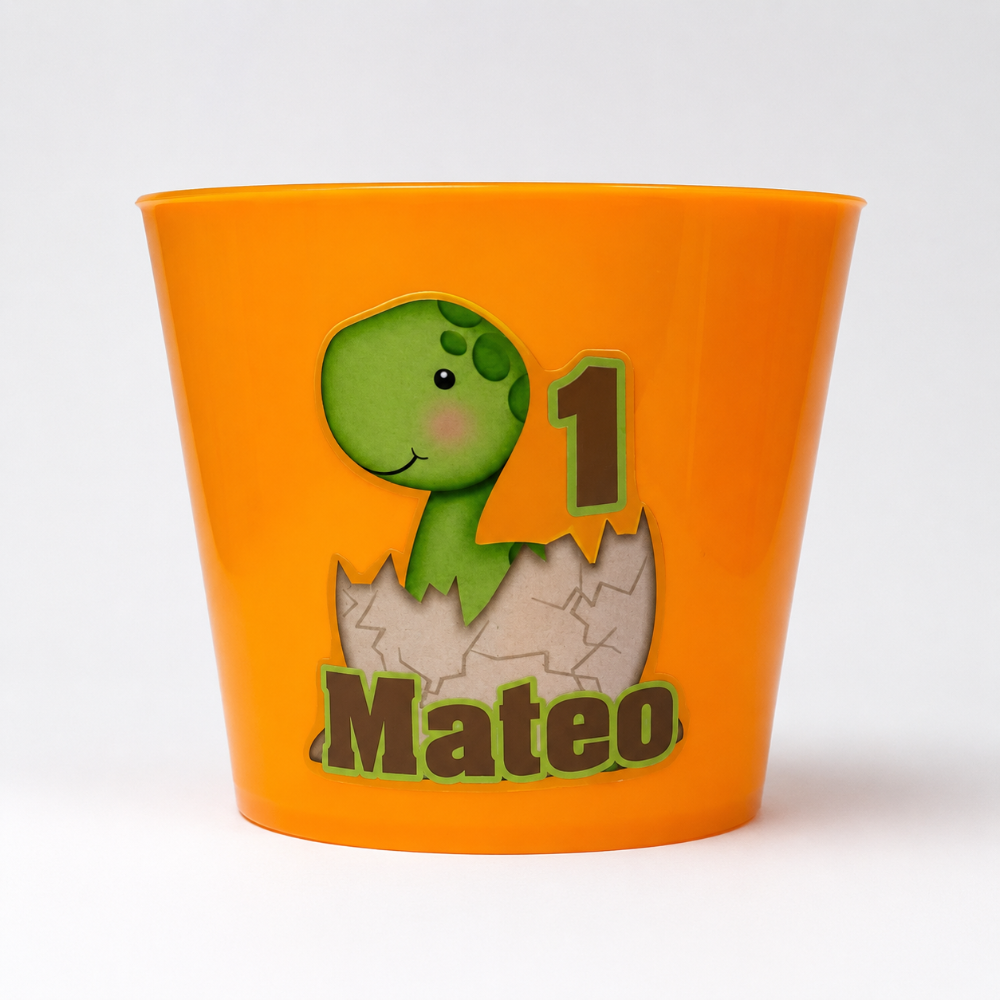 balde canchero naranja