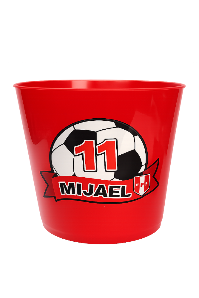 balde canchero rojo