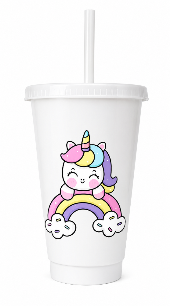 vaso con sorbete blanco