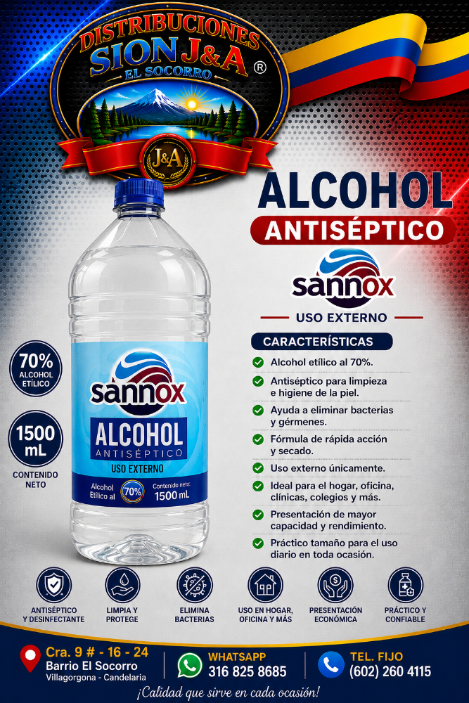 Alcohol 360 Antisepto 1500ml