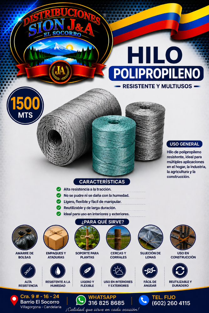 Atafacil x 1500 Mtrs cocechero Economico.