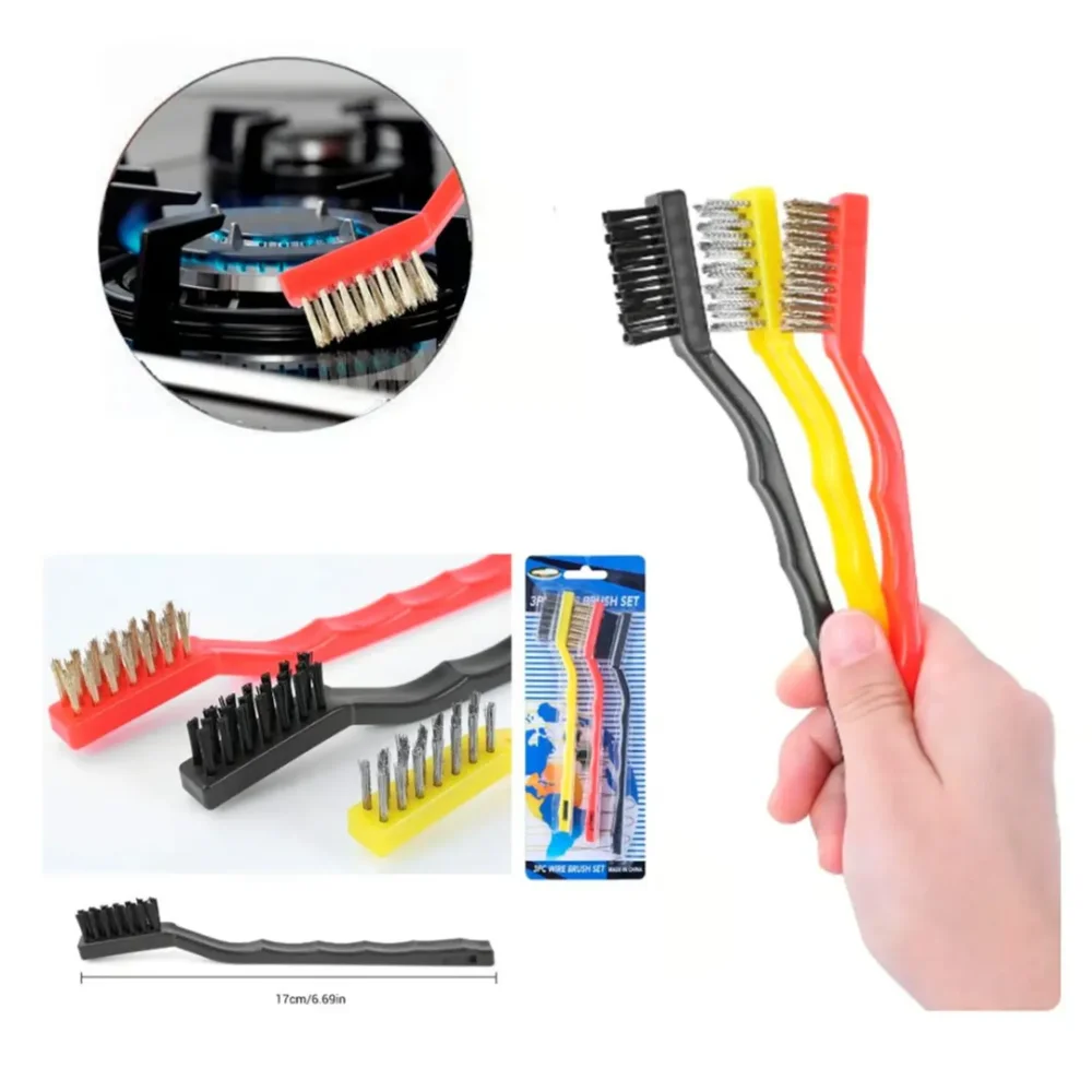 Cepillo de limpieza de metal y plástico