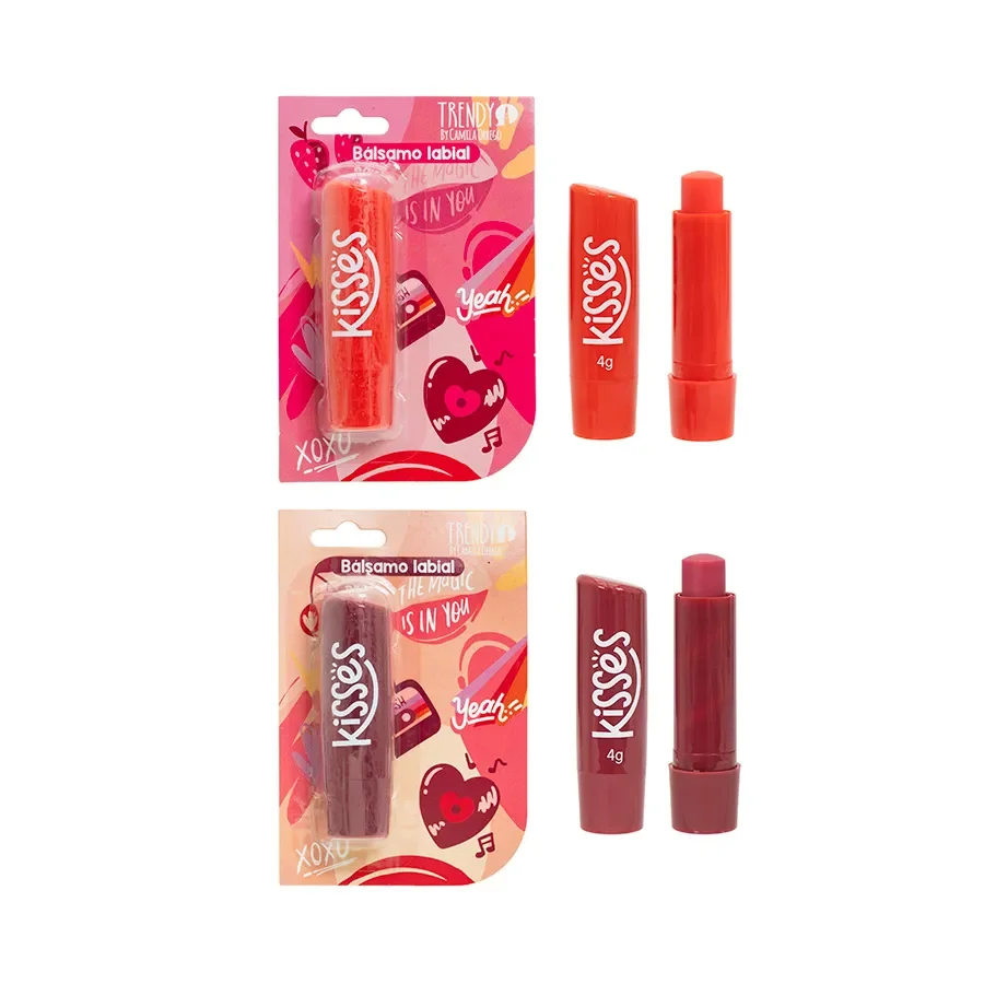 BRILLO LIP BALM KISSES ROJO