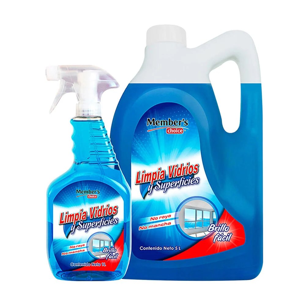 Limpiador para Vidrios con Triger Members Choice 5L