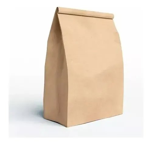 BOLSA DE PAPEL #6 CON BASE CUADRADA (PAQ/500)