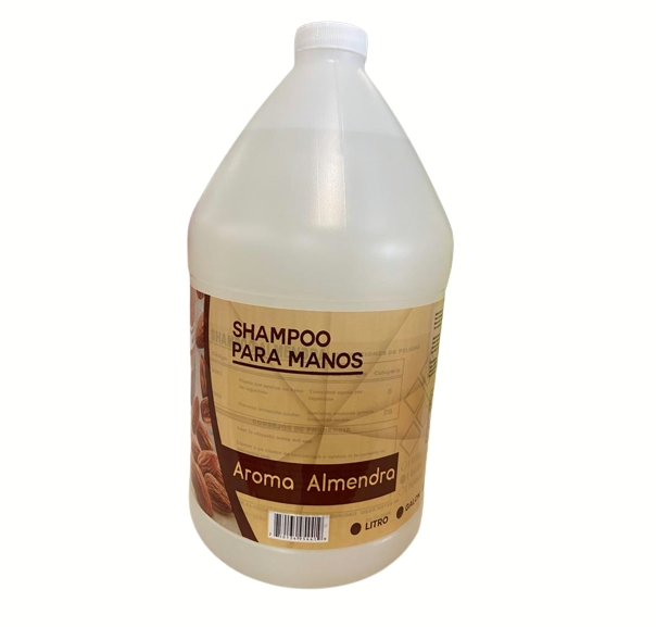 Shampoo para manos aroma almendras, galón c/4 litros