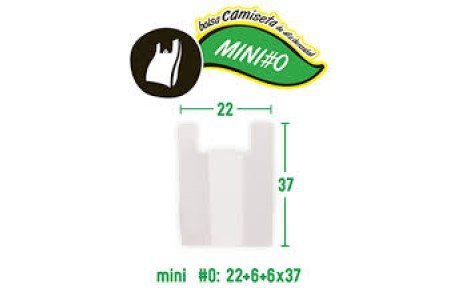 Bolsa Camiseta Mini anguiplast 1 kg