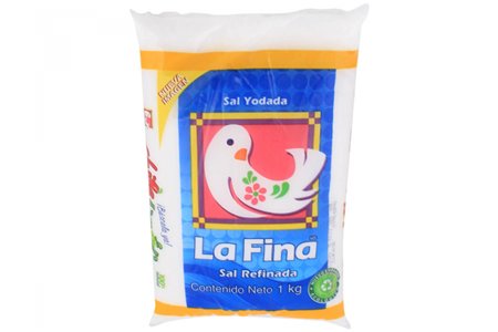 Sal de Mesa La Fina Natural de 1 kg