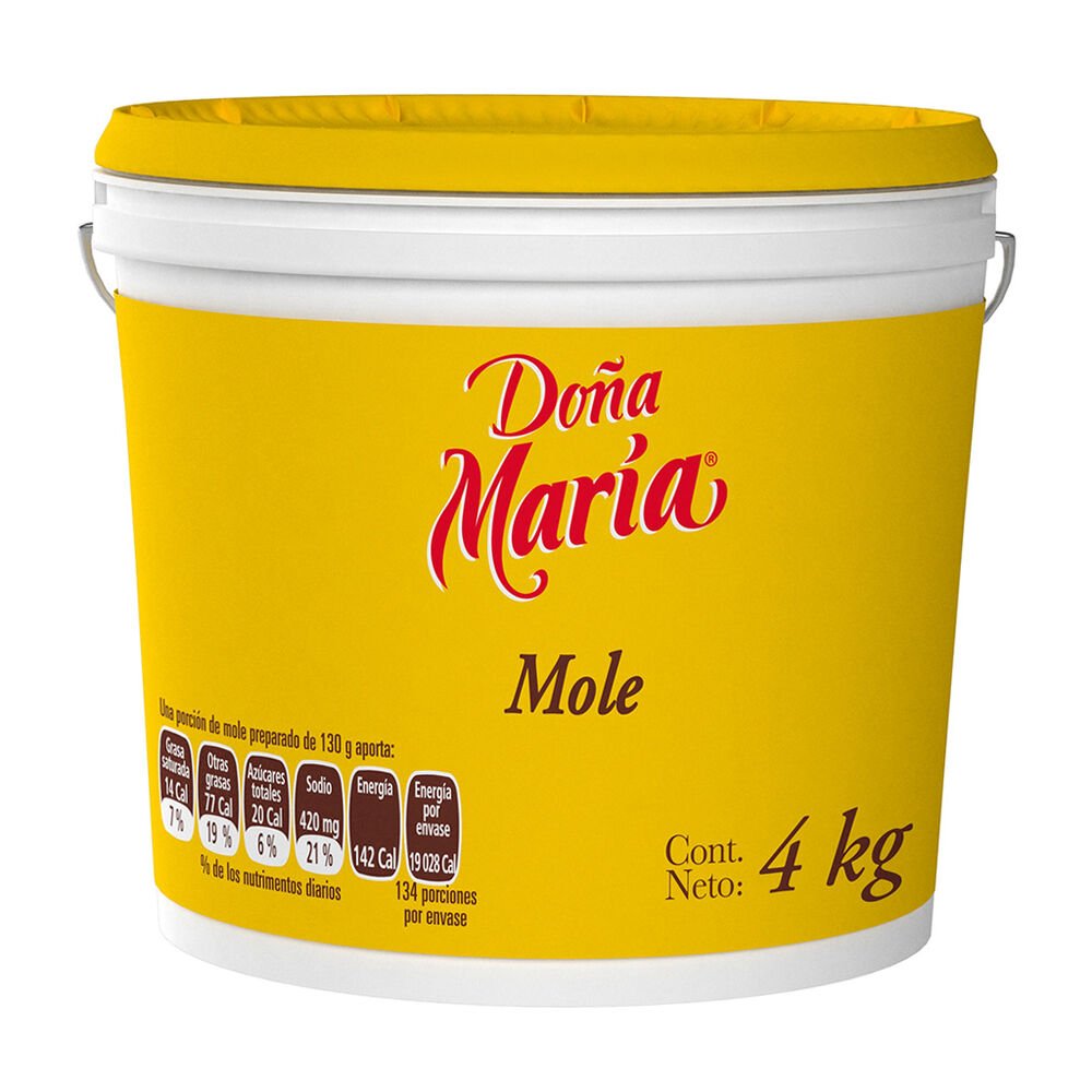 Mole en Pasta Doña María 4 Kg