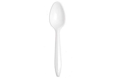 Cuchara Mediana Blanca A Granel SMMTY (Paq/500pzs)