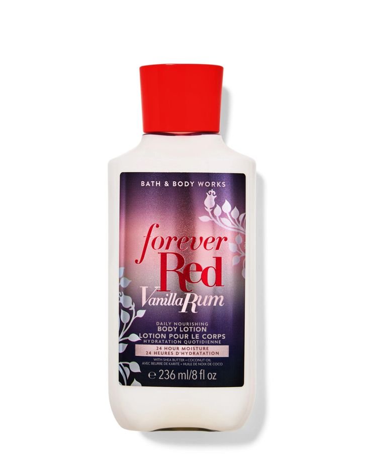FOREVER RED VANILLA RUM BODY LOTION